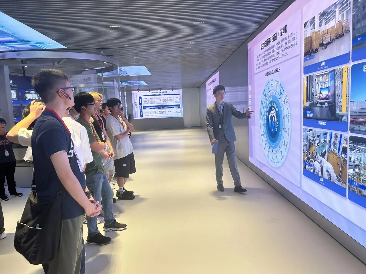 数字展墙与参访路线